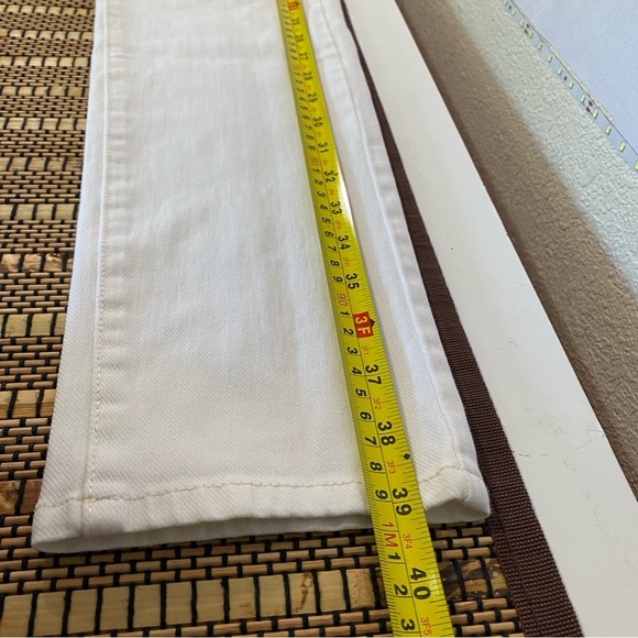 J. Mclaughlin White Skinny Jeans Size8 Cotton Stretch Minimalist Midrise Casual - Picture 11 of 12